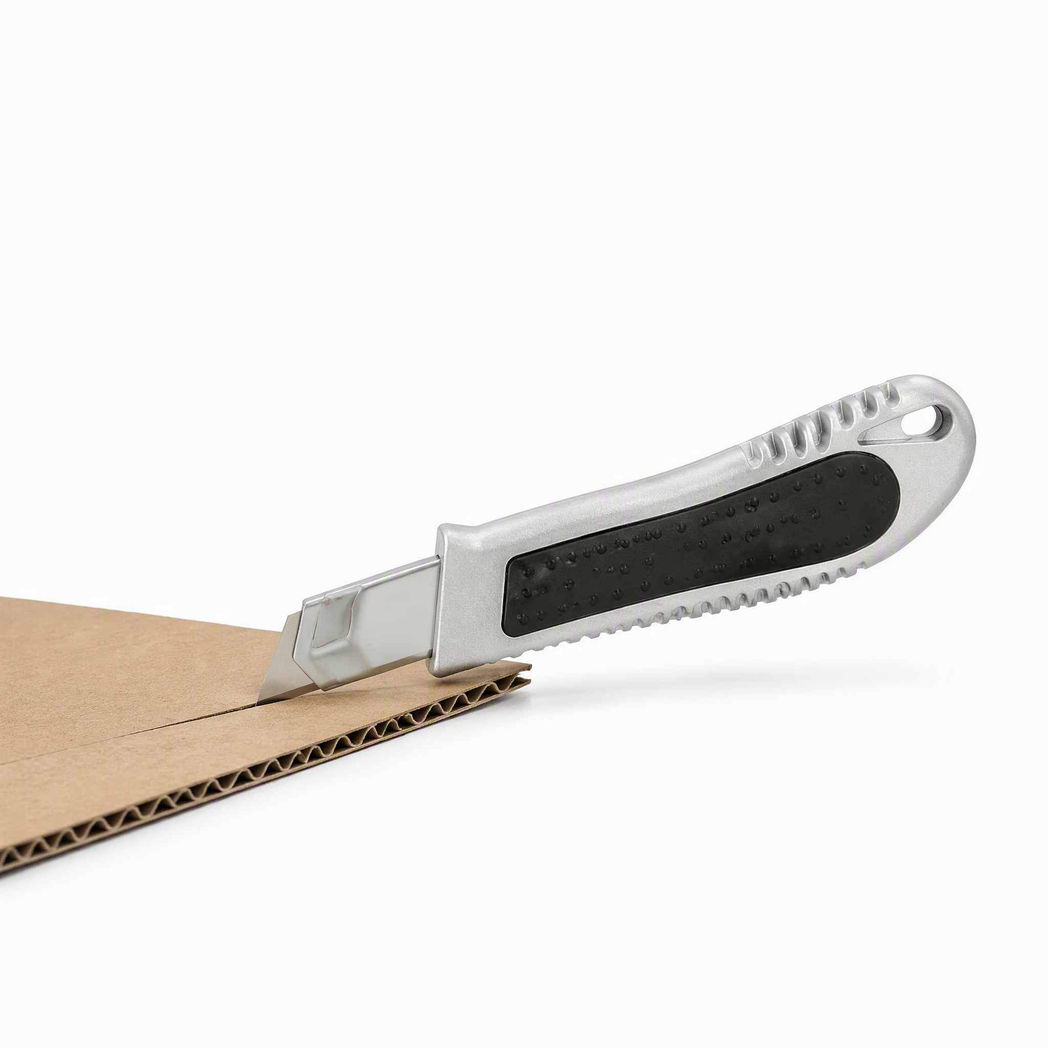 Foldable Industrial Grade Stainless Steel Utility Knife Slide Open Plastic Handle OEM Customizable 5 Blades 6 Month Warranty image 2