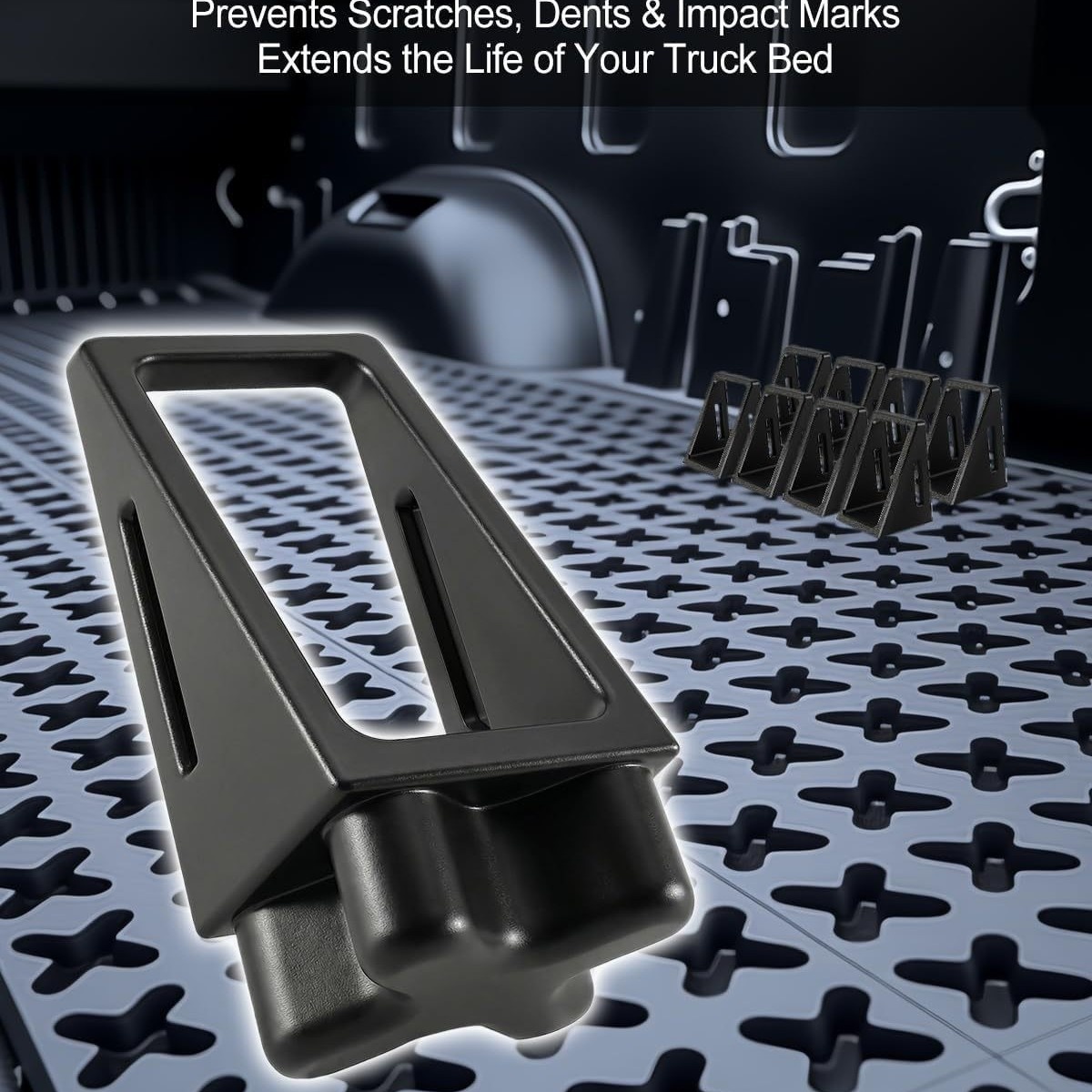For New Product Tmat Plastic Truck Bed Cargo Control Protector and Organizer for Tmat Truck Bed Mat image 2