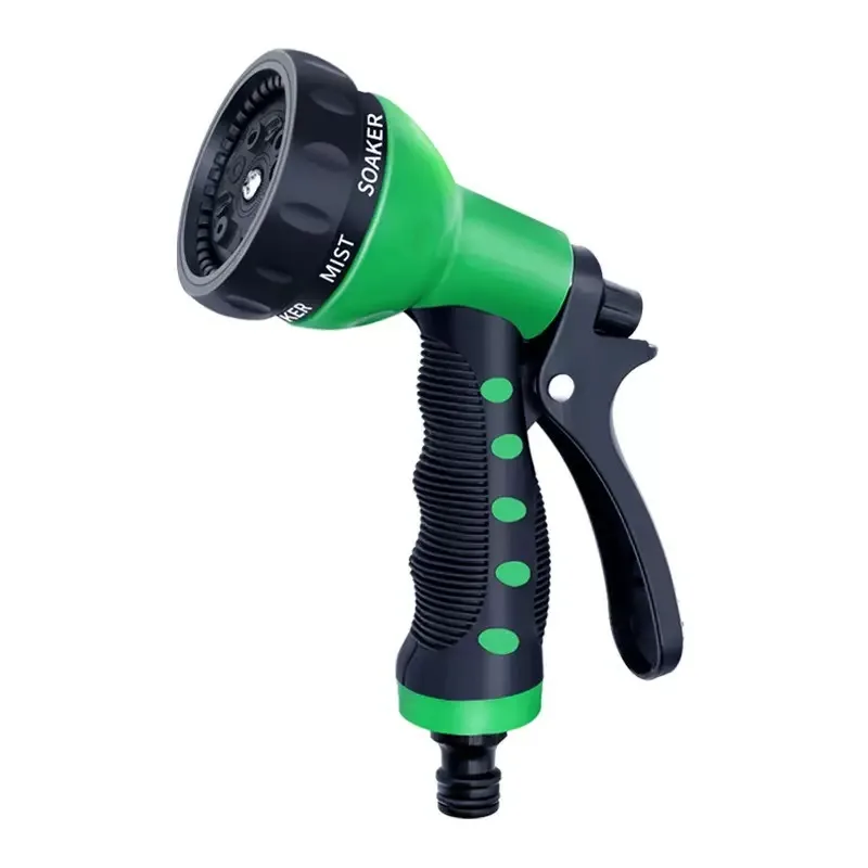 Garden Hose Nozzle Sprayer 2 Pack Manual Sprayer 10 Watering Patterns Heavy Duty Hose Head Attachment Yellow/Green 0.75 Inches image 2