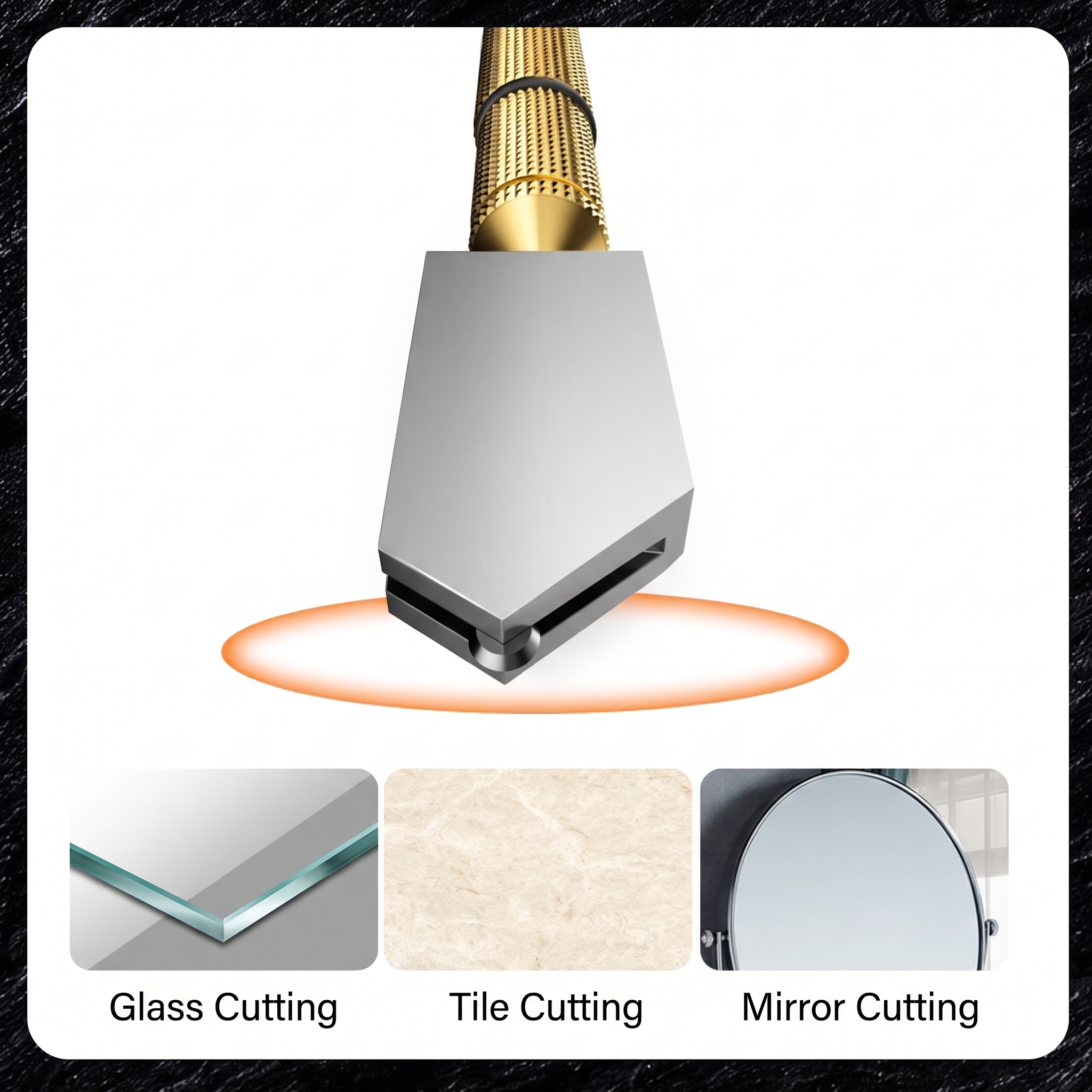 Glass Cutter Multi-Functional Household Thick-Blade Diamond Cutting Knife Blade-Head Push Cutter Cutting Tool From Yiwu image 3