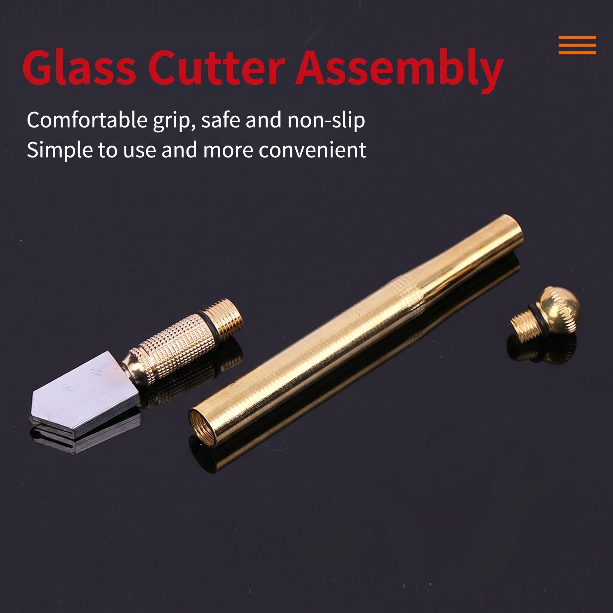 Glass Cutter Multi-Functional Household Thick-Blade Diamond Cutting Knife Blade-Head Push Cutter Cutting Tool From Yiwu image 4
