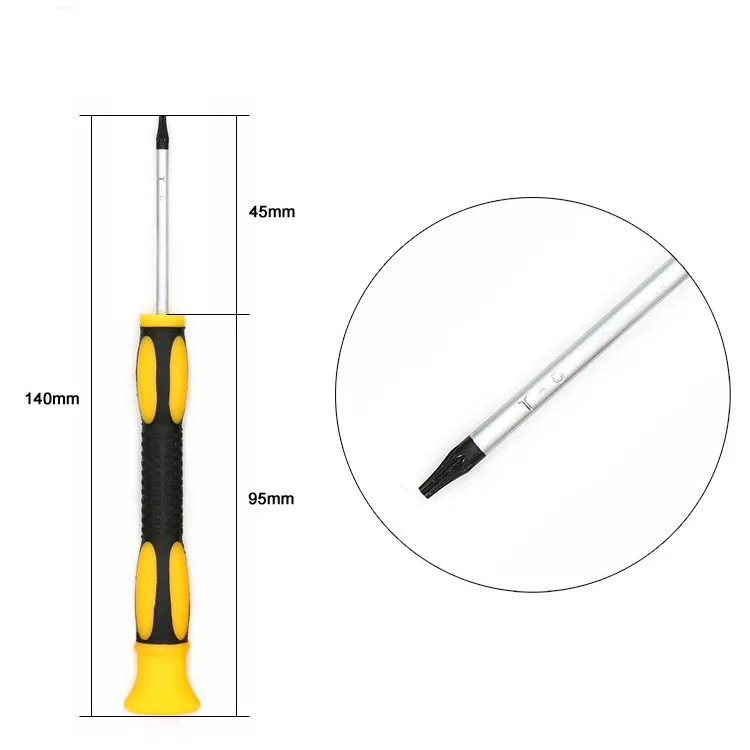 Hand Tools Torx Screwdriver Plastic Handle DIY Grade OEM Customizable 140mm Chrome Finish Full Range of Specifications image 2