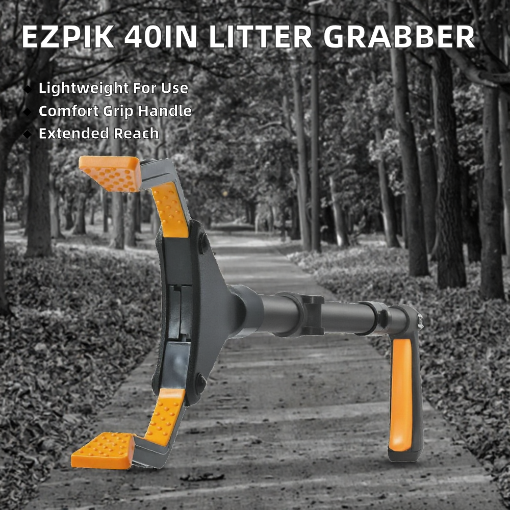 Heavy Duty Long Reach Litter Picker Grabber Reacher Tool 40 Inch Helping Hand for Outdoor Cleaning image 3