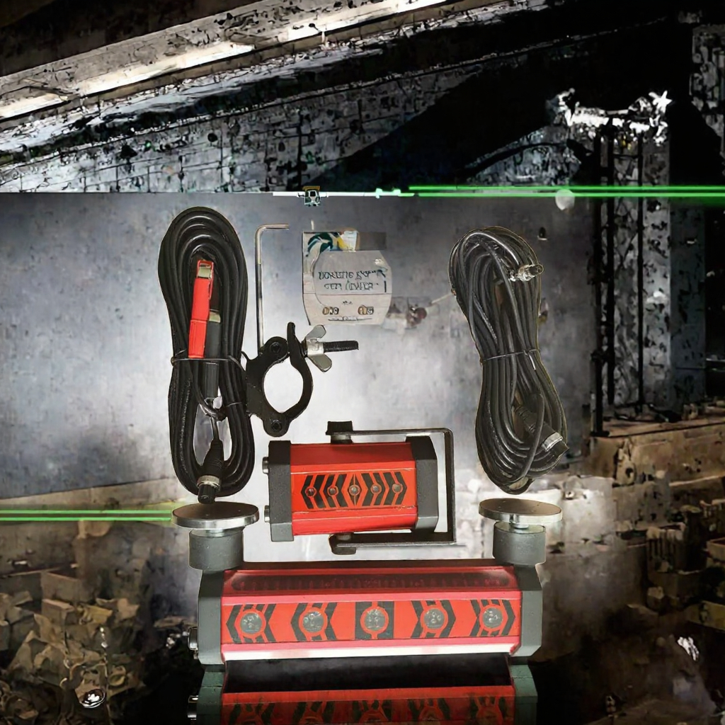 HEIPOE YD380G Industrial Grade Remote Control Receiver Green Laser Detector NiMH Battery Electronic Self-Leveling for Outdoor image 3