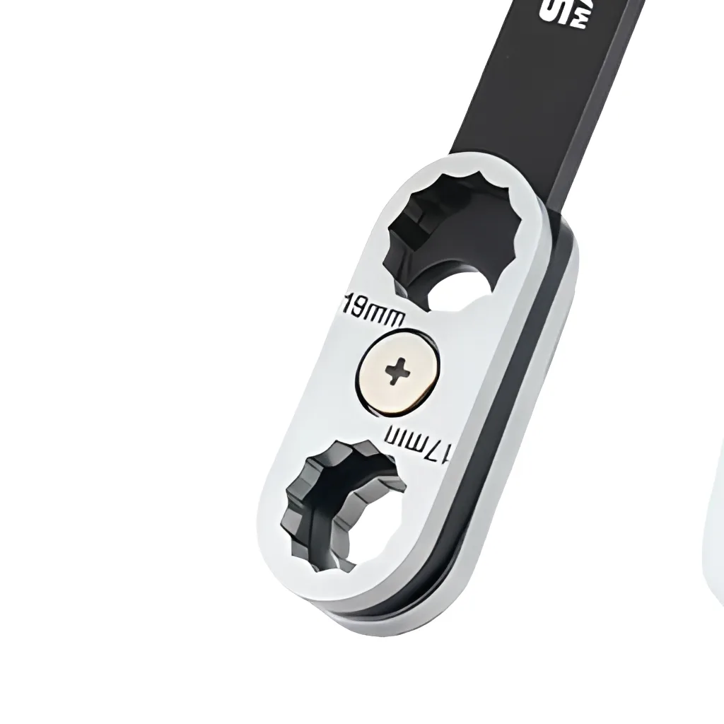 High Hardness Metric Carbon Steel 360 Degree Rotatable Adjustable Eight-in-One Multi-function Thickened Plum Blossom Open OEM image 5