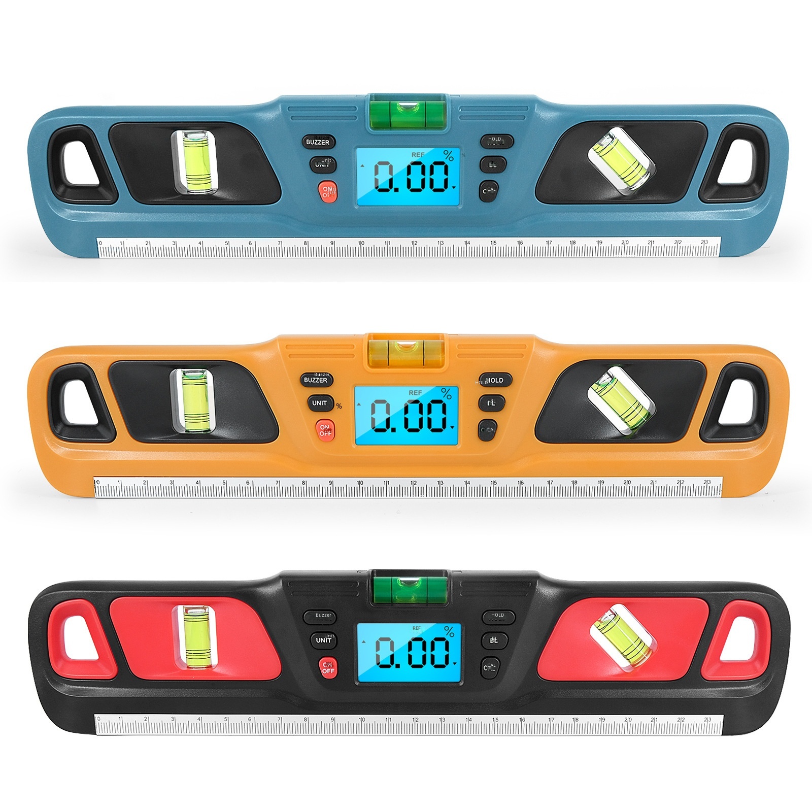 High-precision Electronic Digital Display Spirit Level Angle Gauge Portable Measuring Strong Magnetism Inclinometer Slope Meter image 2