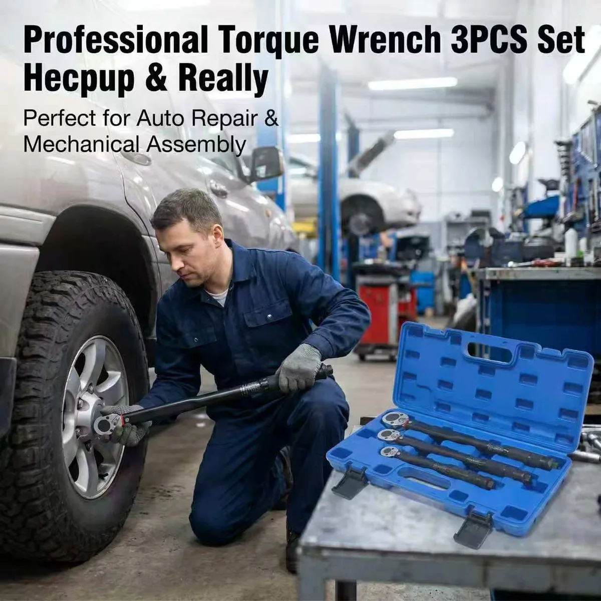 Cr 3pcs 14 38 12 Torque Wrench Set Diy image 6