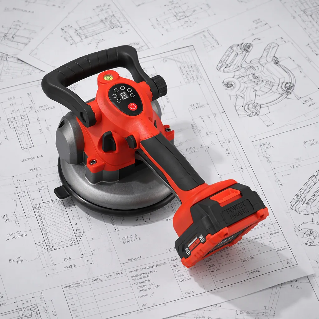 High Quality Hand-held Electric Automatic Tile Laying Vibrator Machine OEM ODM DIY image 2