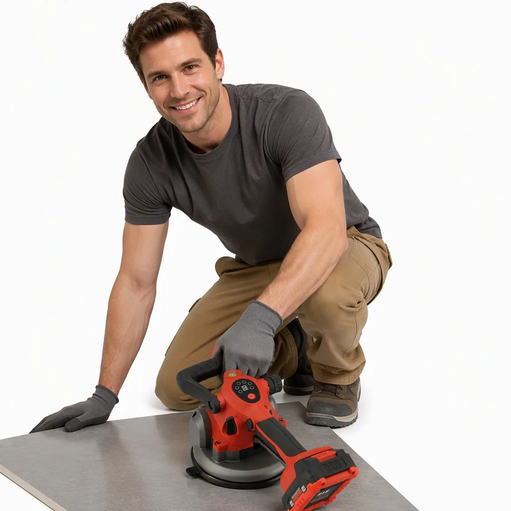 High Quality Hand-held Electric Automatic Tile Laying Vibrator Machine OEM ODM DIY image 5