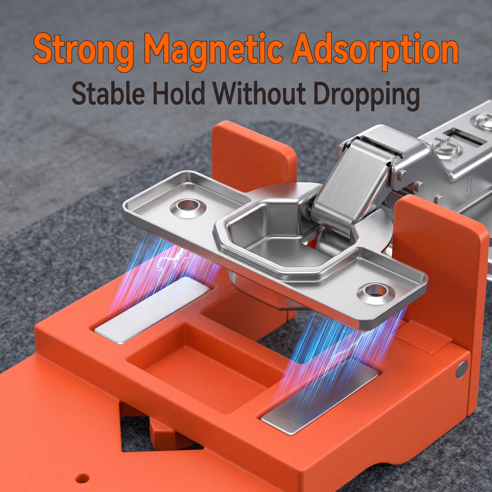 Hinge Installation Positioning Plate Cabinet Door Magnetic Latch Stop OEM ODM Customizable Wardrobe Cabinet Tool Model image 6