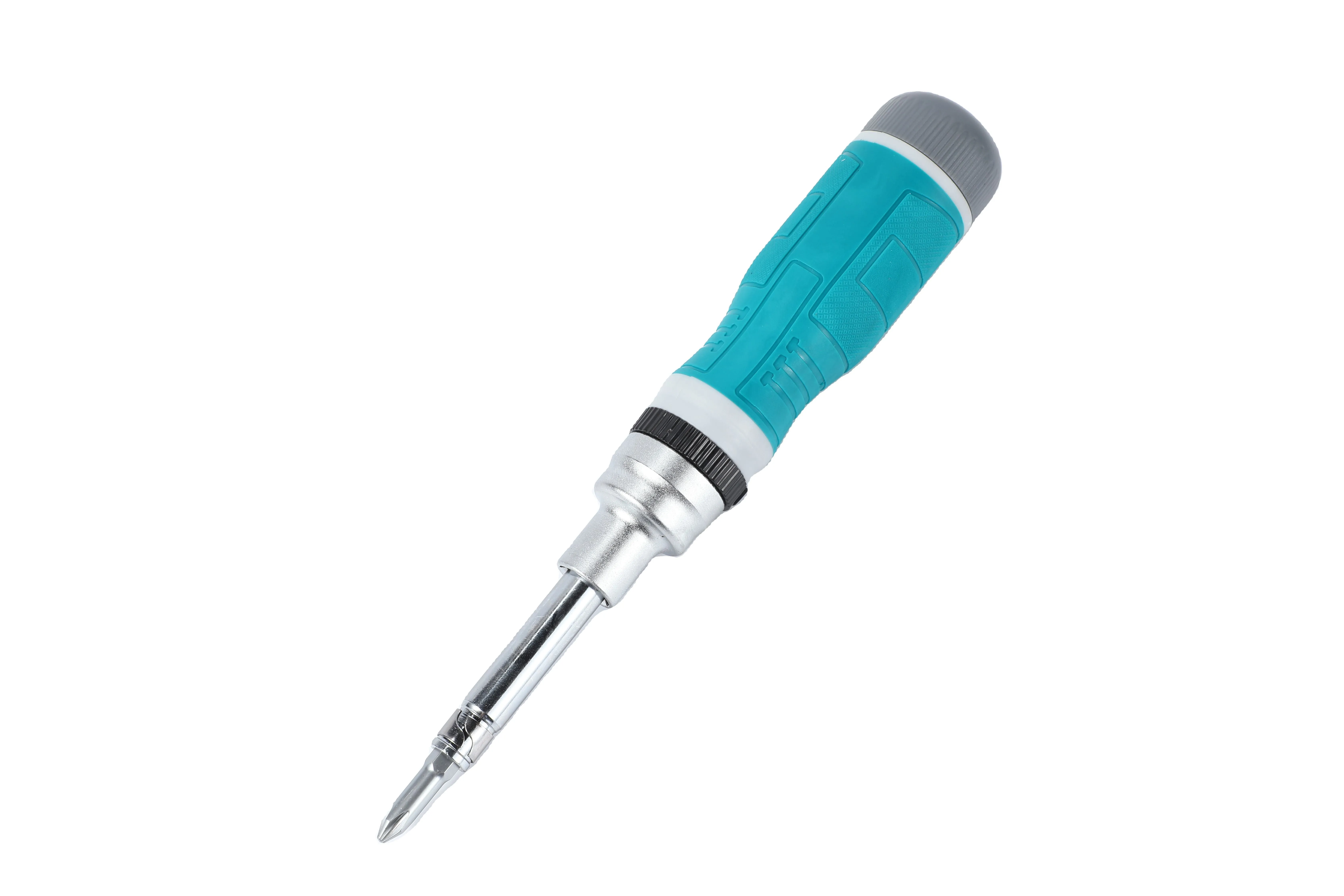 19 In Screw Tool Tail Storage Position Adjust Ratcheting Screwdr