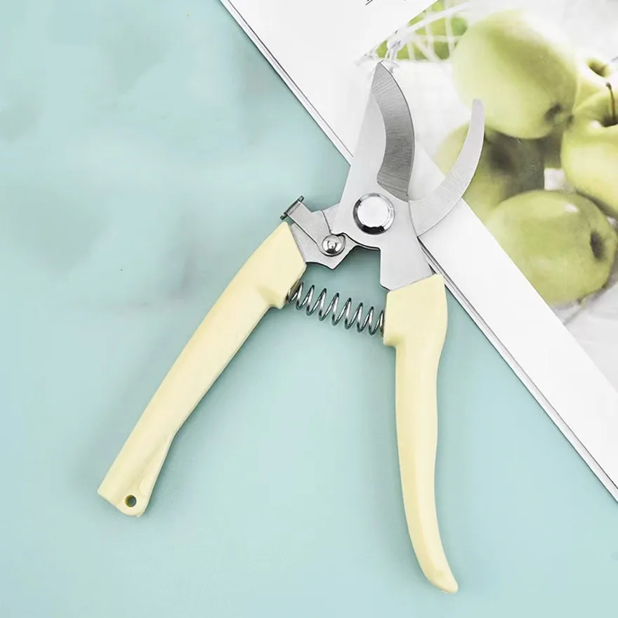 Hot Sale High Carbon Steel Pruning Scissors Industrial Grade Garden Pruners with Plastic Handle Tree Pruners Plant Cutting Tools image 3