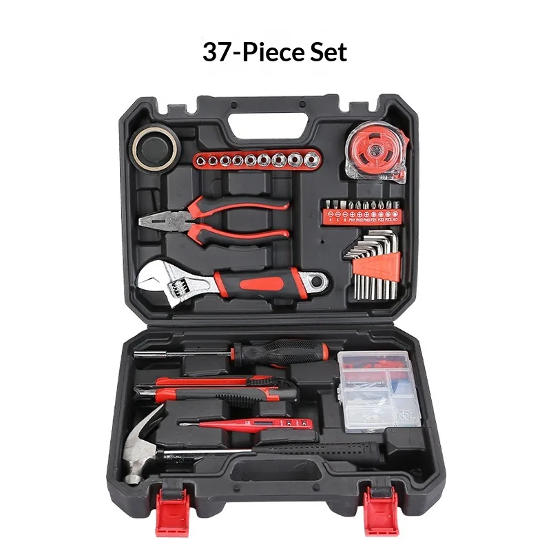 Household Gift Hardware Tool Set Toolbox Electrician Carpenter Manual Maintenance Combination Set Home Use Manufacturer image 5