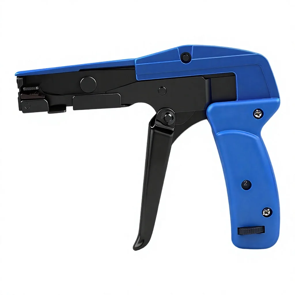 HS-600A Industrial Grade Nylon Cable Ties Gun Zip Tie Tensioning Tool Pliers Cable Cutter for Width 2.5~12mm image 5