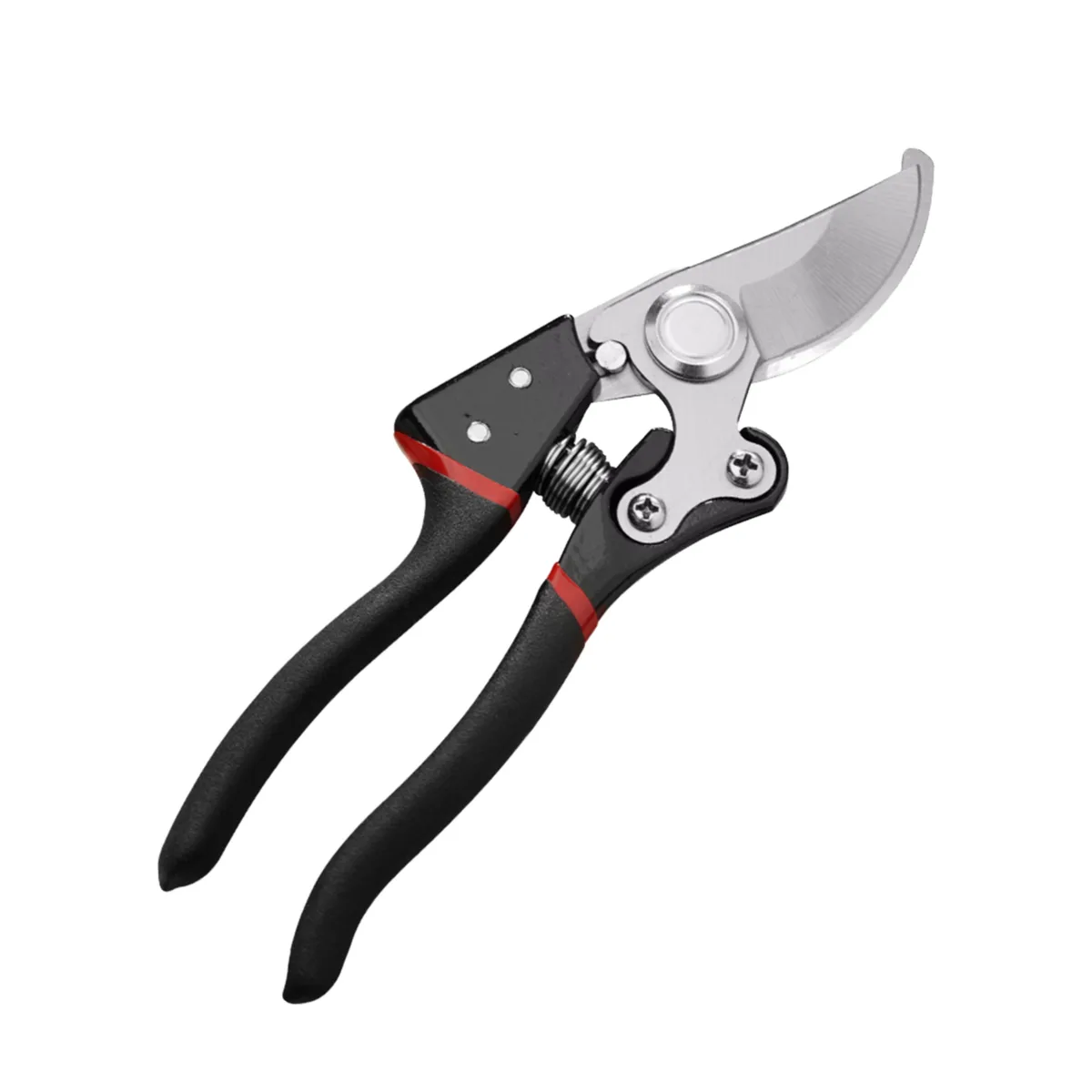 HYSTIC DIY Industrial Bypass Pruning Shears Ratchet Soft Grip Plastic Handle for Thick Twigs Fruits Garden Potted Trees Care image 6