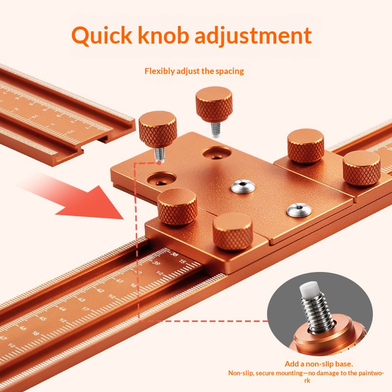 Imbot Cross-Alignment Aluminum Alloy Fence for Edge Trimmers Cut-off Saws Woodworking-Specific No-Layout Cutting China-Made image 2