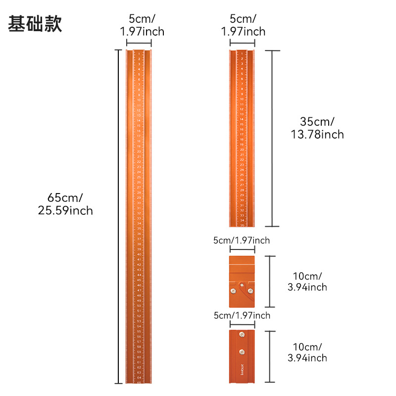 Imbot Cross-Alignment Aluminum Alloy Fence for Edge Trimmers Cut-off Saws Woodworking-Specific No-Layout Cutting China-Made image 5