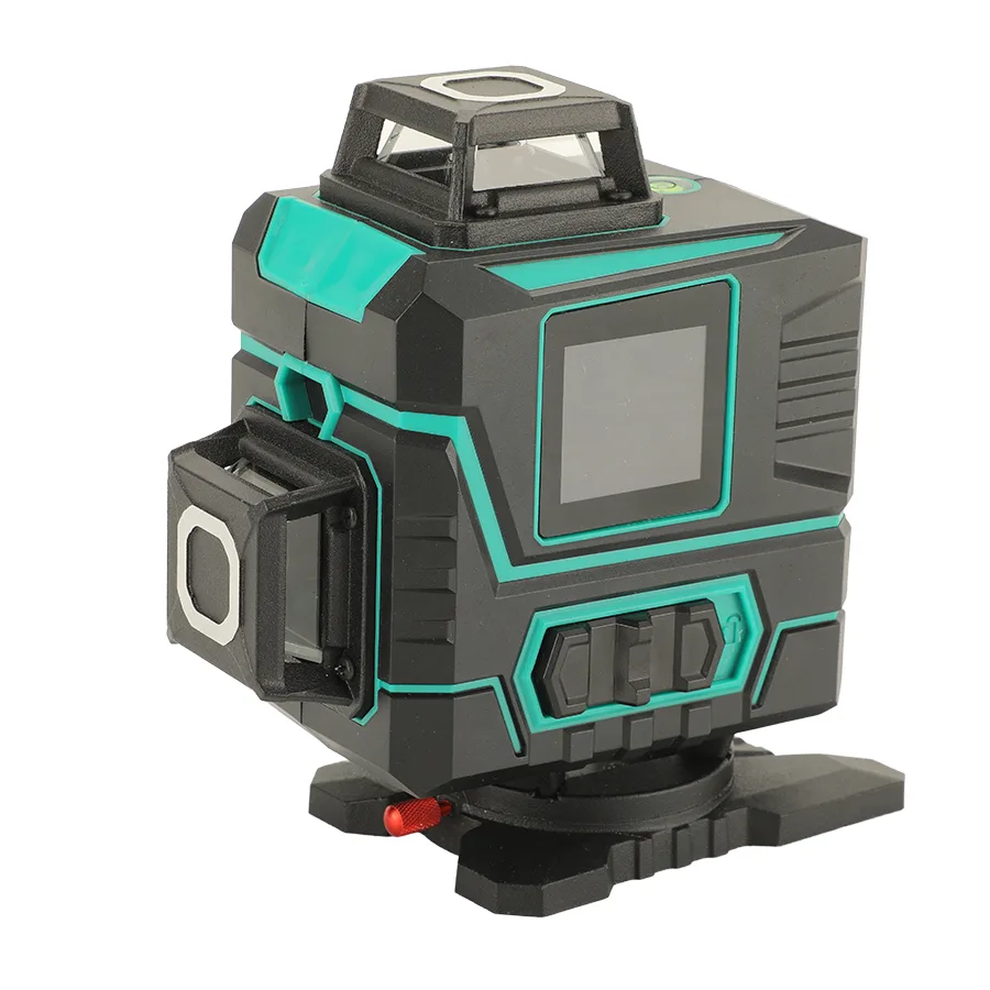 Industrial & DIY Grade Green Beam Cross Line 4-Dot Laser Level Tripod with Self-Leveling Pulse Mode for Picture Hanging Tiling image 2