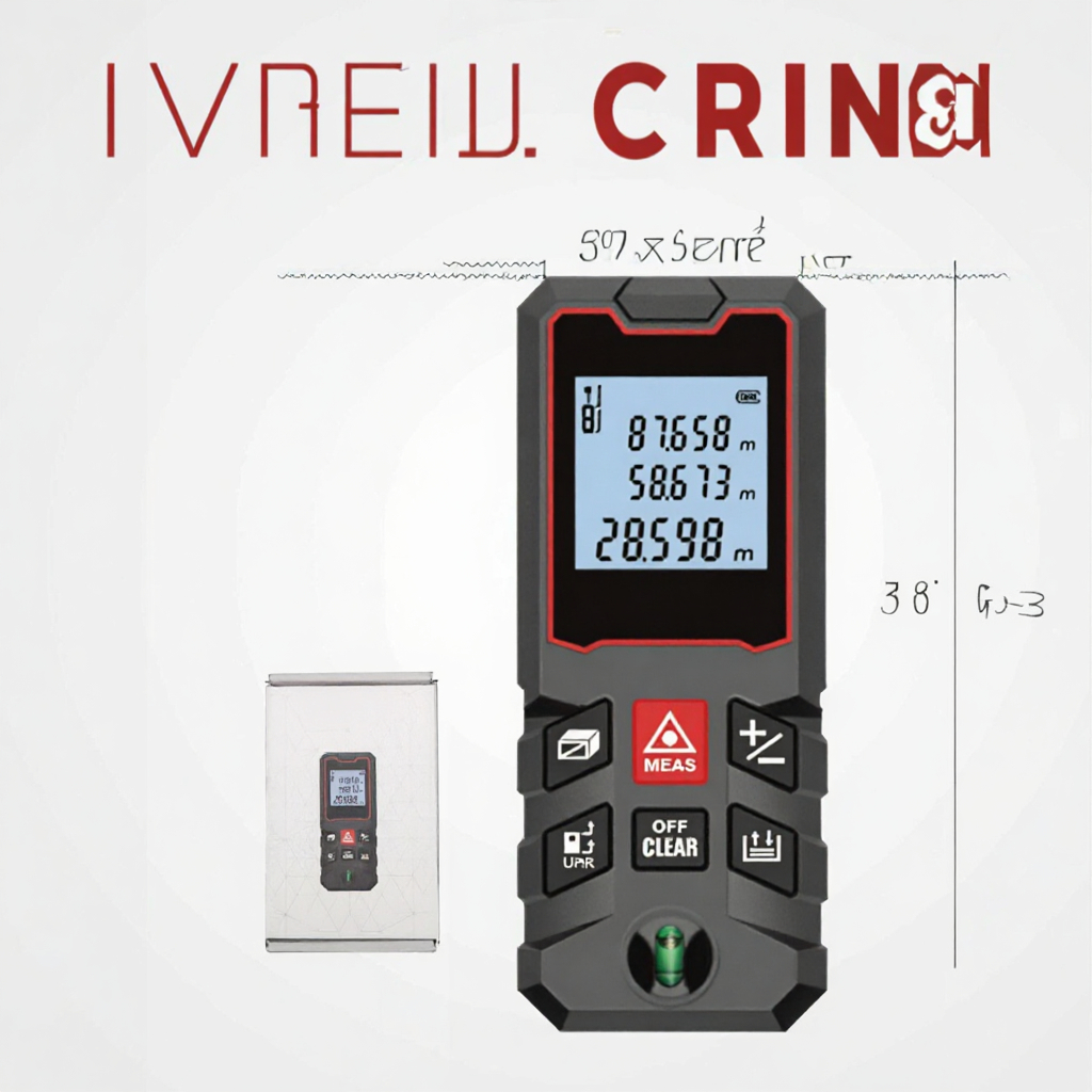 Industrial Grade 100M Laser Distance Meter 3-in-1 Digital Rangefinder Handheld Measuring Device for Building Decoration image 3
