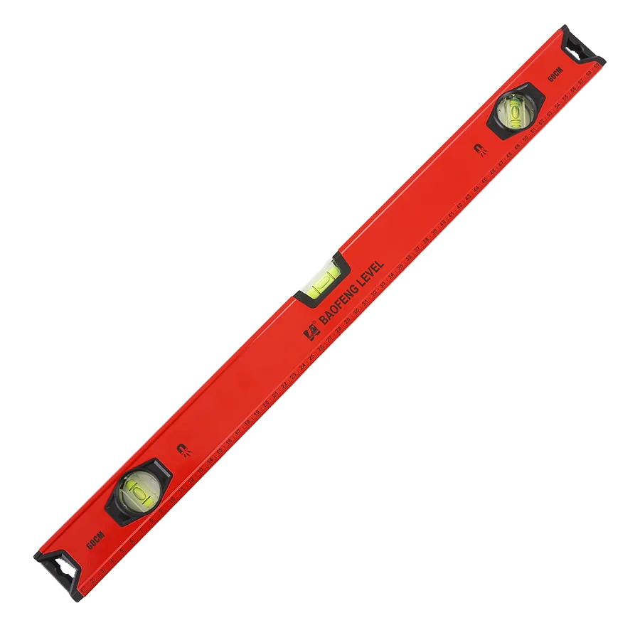 Industrial Grade 600mm Spirit Level 0.5mm Accuracy 4-Place Magnet 45 Emission Angle 0.5mm Tile image 2