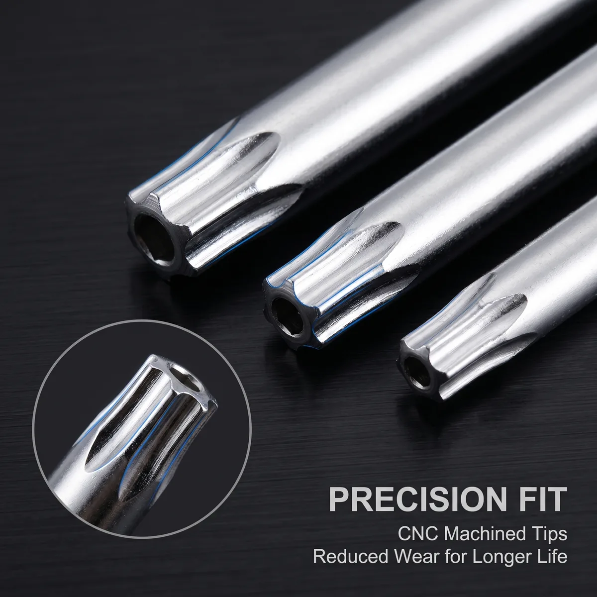Industrial Grade Metric Torx Allen Wrench Set with Chrome Vanadium Steel Plastic Handle Ball End 2mm 10mm 20mm Length Starline image 3