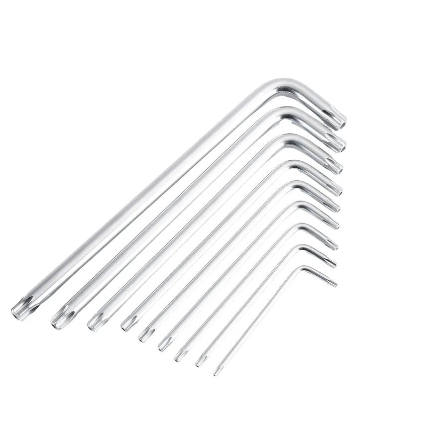 Industrial Grade Metric Torx Allen Wrench Set with Chrome Vanadium Steel Plastic Handle Ball End 2mm 10mm 20mm Length Starline image 7