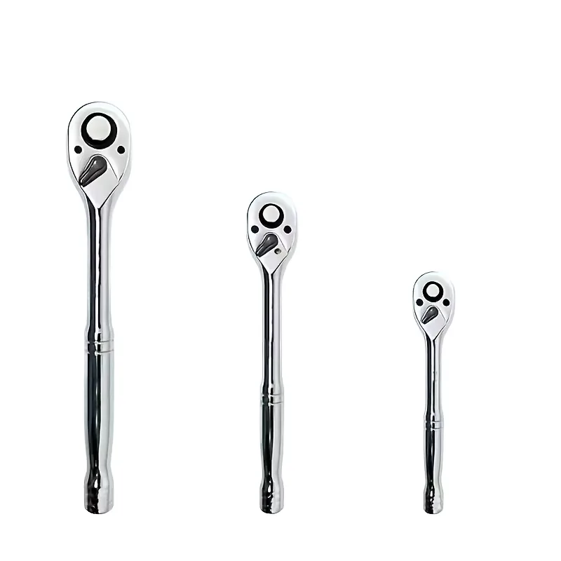 Industrial Grade Ratcheting Single End Torque Wrench 200N-m Max Torque 72 Tooth Quick-Release Extended Socket Dual-Purpose image 2