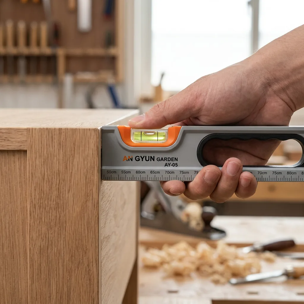 Industrial Magnetic Aluminum Alloy Spirit Level Ruler with Precision Milled Base and UV Printing Logo Support Level Measurement image 3
