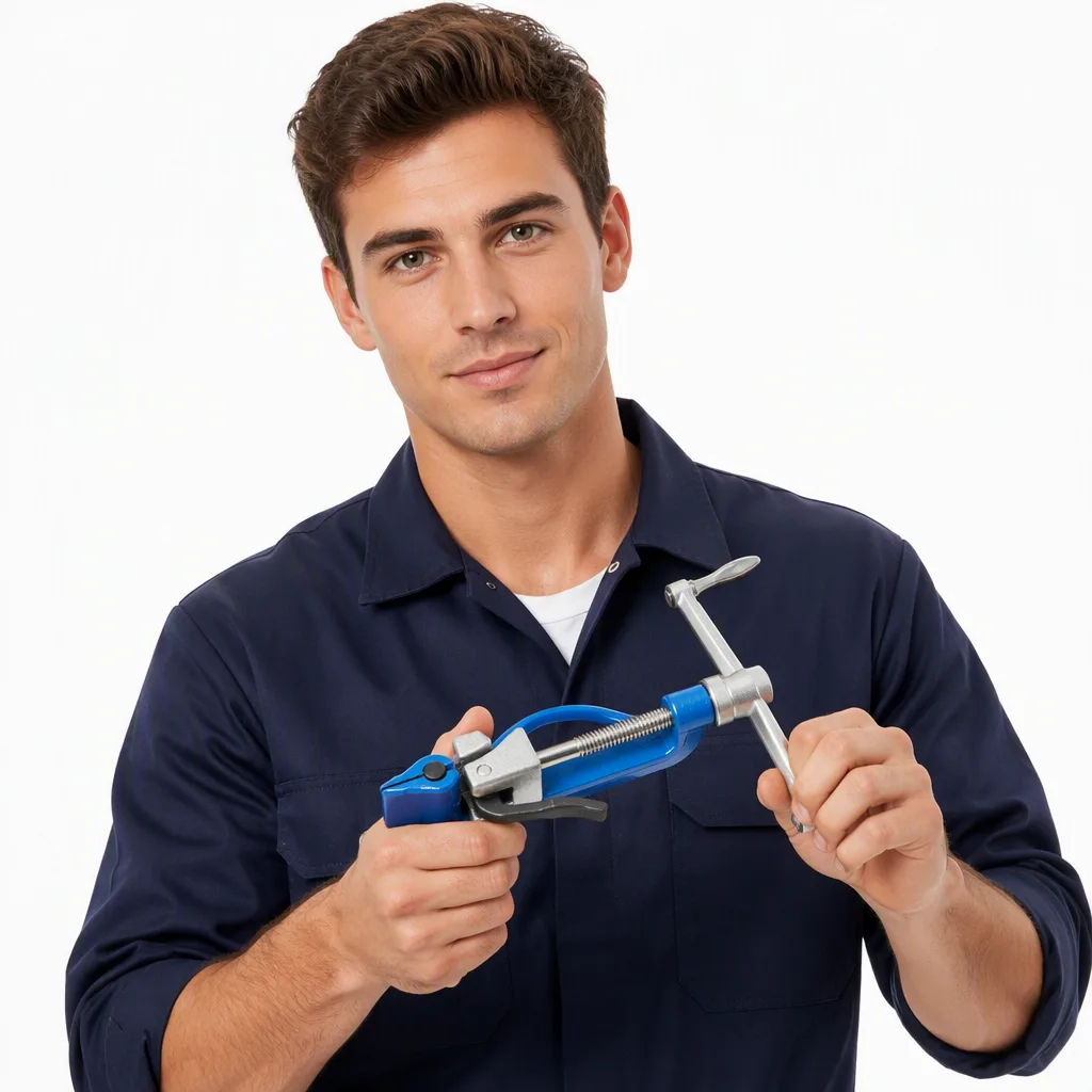 Industrial Stainless Steel Banding Tool Cutter Manual Strapping Tensioner for FTTH Aerial ADSS OPGW 16-20mm Strap OEM/ODM image 5