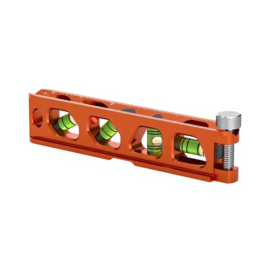 Industrial Torpedo Level Magnetic 4-Vial Set for Pipe Bending & V-Groove Klein Tools 935AB4V image 2