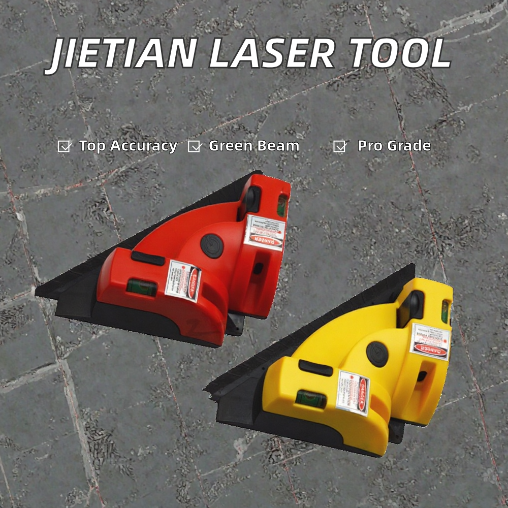 Jietian Indoor Right Angle 90 Green 532nm 2-dot Laser Level High Quality 1.5mm/5m Precision DIY Industrial Grade 1-Year Laser image 2