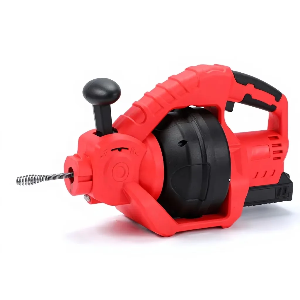 Lithium Battery Pipeline Dredging Machine Household Kitchen Sewer Toilet Blockage Cleaning Artifact Charging Motor Type None image 3
