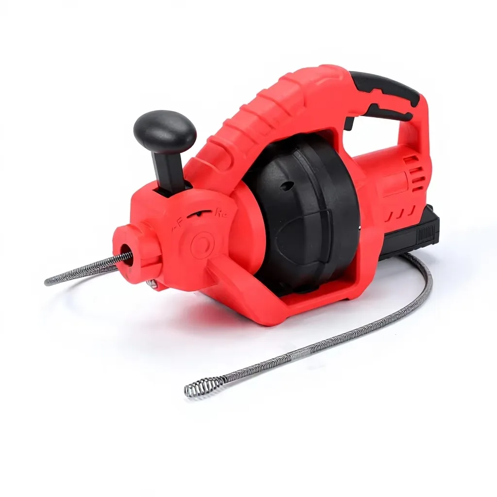 Lithium Battery Pipeline Dredging Machine Household Kitchen Sewer Toilet Blockage Cleaning Artifact Charging Motor Type None image 5