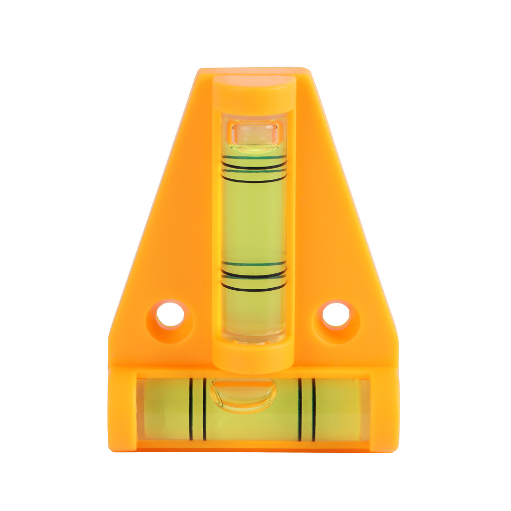Magnetic Back Cover T-Level Magnetic Measuring Tool Holes Mini Small Size Base Triangular Spirit Level Model 1118-12T Jinhua image 4