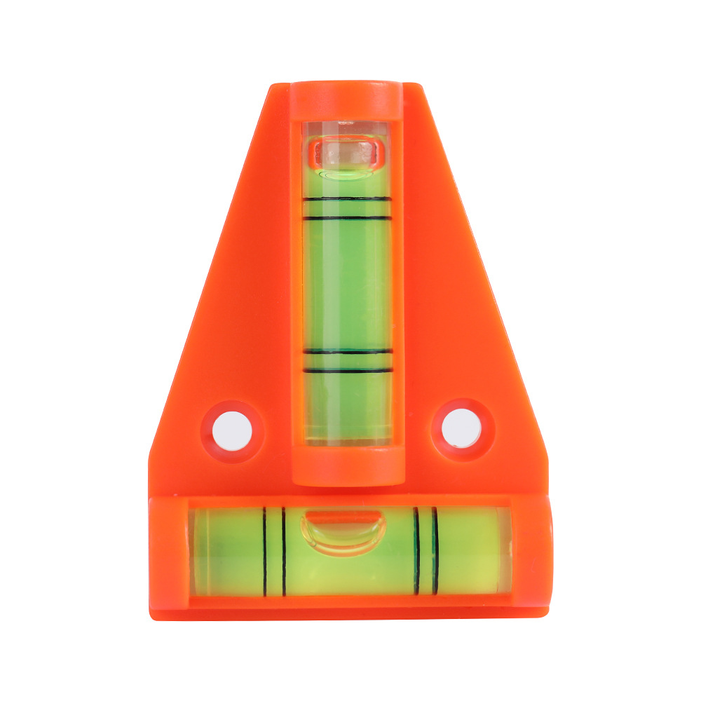 Magnetic Back Cover T-Level Magnetic Measuring Tool Holes Mini Small Size Base Triangular Spirit Level Model 1118-12T Jinhua image 5