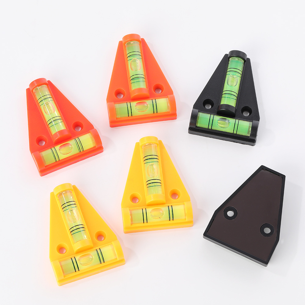 Magnetic Back Cover T-Level Magnetic Measuring Tool Holes Mini Small Size Base Triangular Spirit Level Model 1118-12T Jinhua