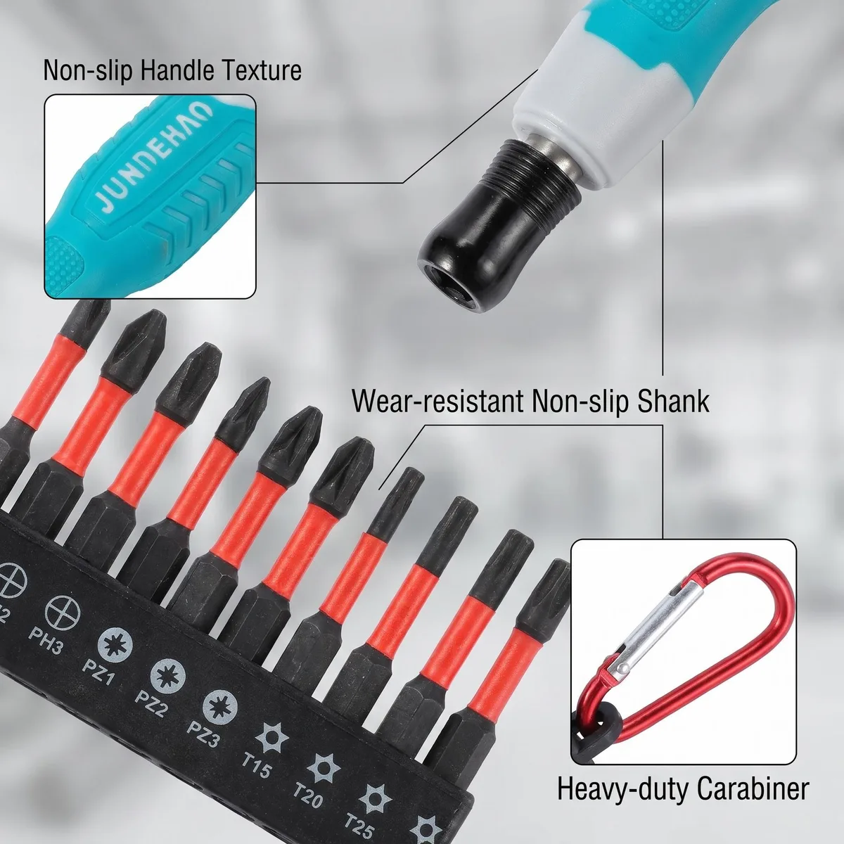 Magnetic DIY Industrial Corrosion-resistant 9pcs Multipurpose 50mm Starline Acetate Manual TPR PP Handle Customizable OEM image 6