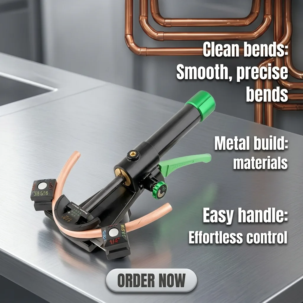 Manual Hydraulic Plastic Copper Pipe Bending Machine DSZH ST-Y999 Air Conditioning Pipe Bending Tool 6-22mm Combination Pipe image 4
