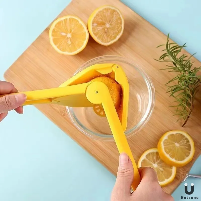Manual Plastic Fruit Juicer Lemon Squeezer Multi-Functional Press with Ingenious Pulp Separator image 4