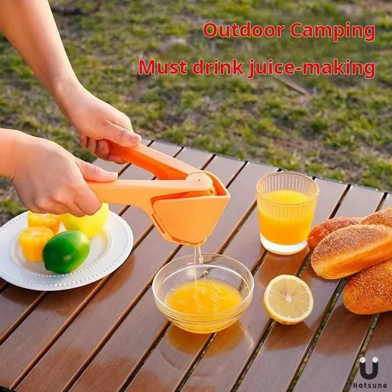 Manual Plastic Fruit Juicer Lemon Squeezer Multi-Functional Press with Ingenious Pulp Separator image 5