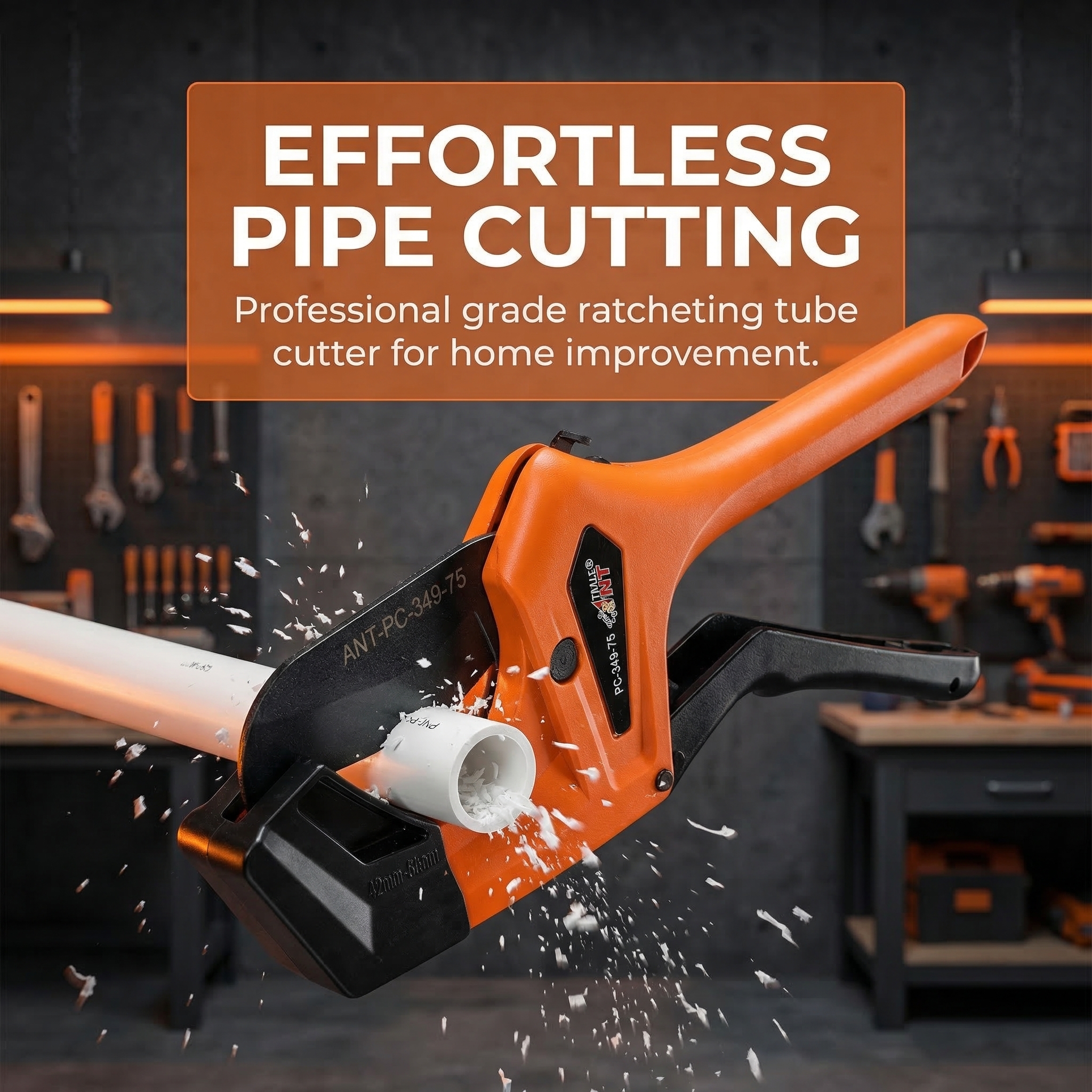 Manual Rotary Pipe Cutter Die-Cast Aluminum Alloy Handle Body Stainless Steel Blade HRC55 Quick-Change image 2