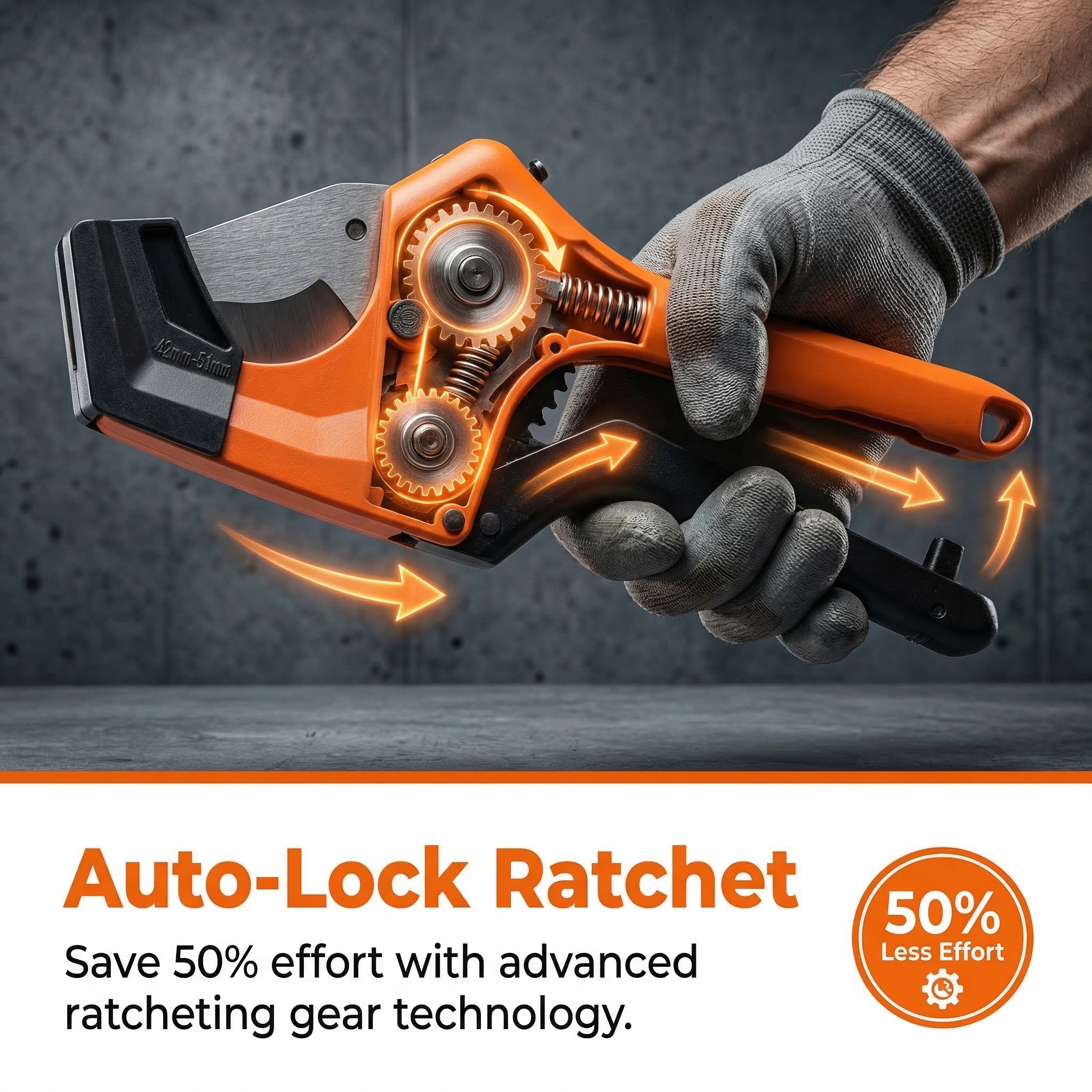 Manual Rotary Pipe Cutter Die-Cast Aluminum Alloy Handle Body Stainless Steel Blade HRC55 Quick-Change image 3