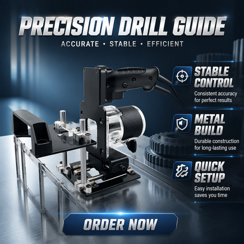 MaxTool 2 1 Side Hole Trimmer Holder Locator Punching Guide Invisible Parts Pipe Cutter Steel Woodworking DIY Industrial OEM ODM image 3