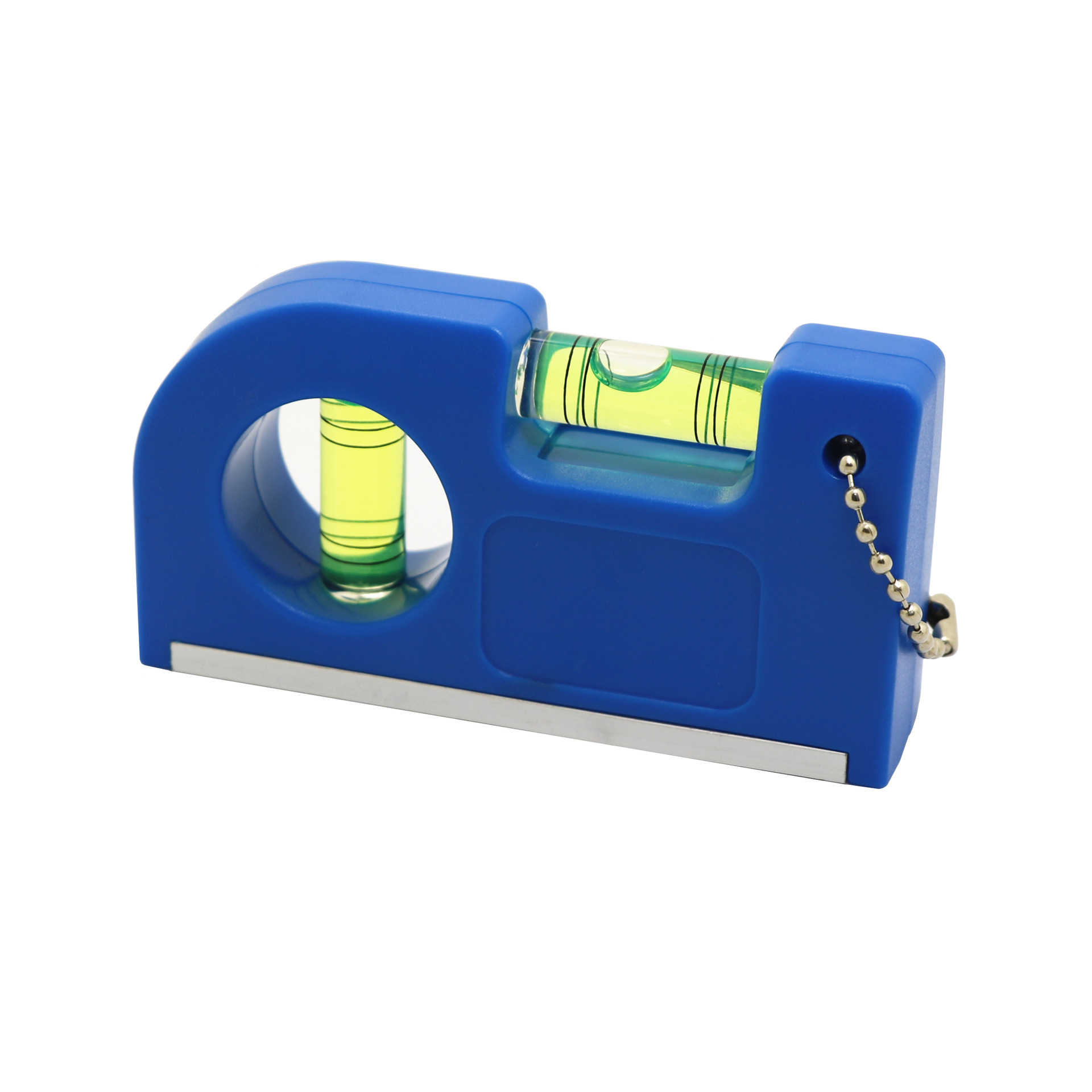 Mini ABS Level Waist-Belted Torpedo Level Hanging Chain Compact & Strong Magnet Aluminum Alloy Model OEM DIY image 2