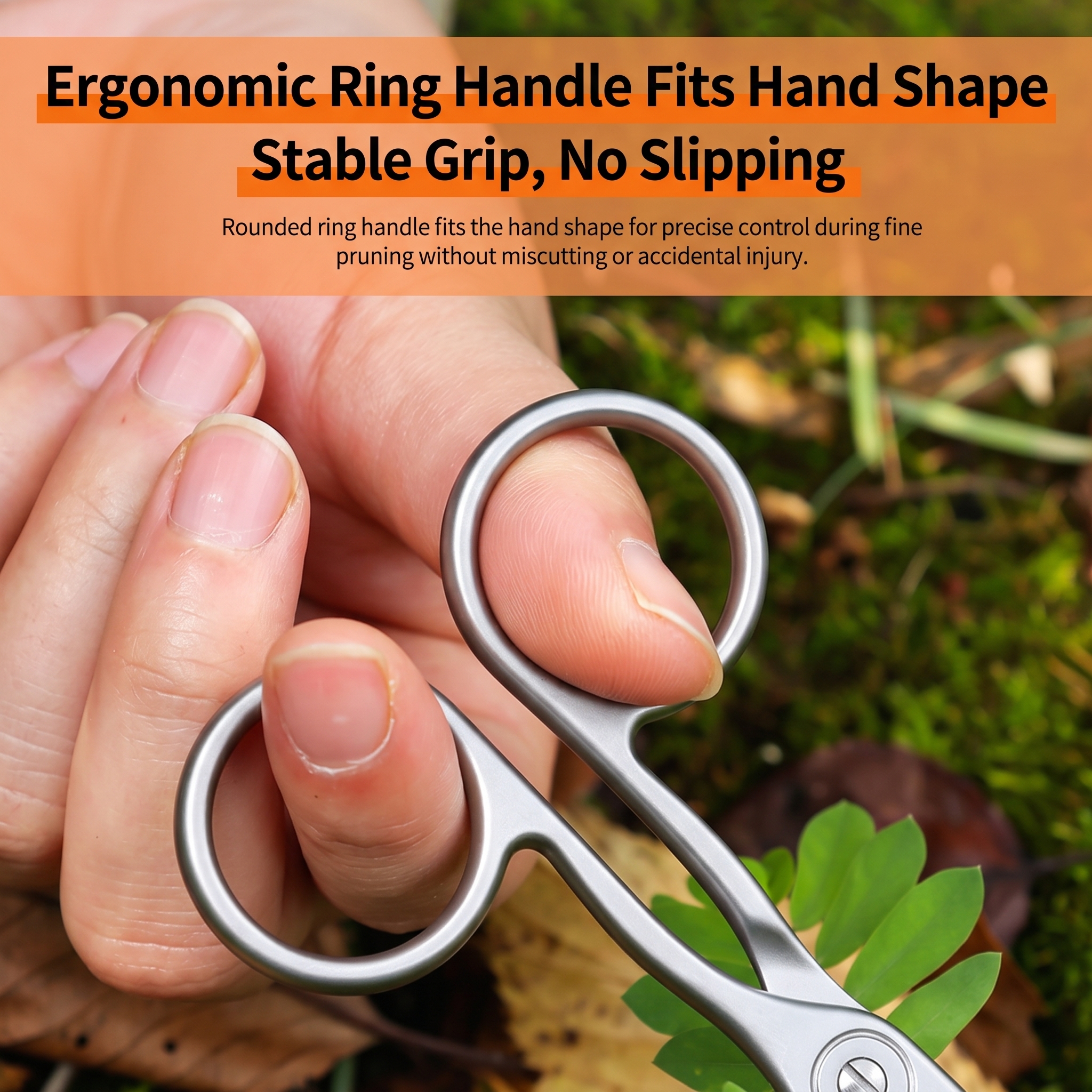 Miniature Bonsai Pruning Gardening Scissors, Multifunctional Stainless Steel Compact Portable Gardening Shears image 2