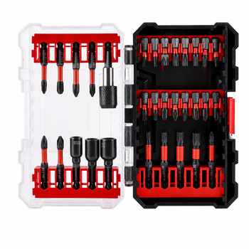 Multi-Function Impact Driver Bit Set Drill Bits Bit Sockets Extension Rod & Dedicated Storage Box Combo