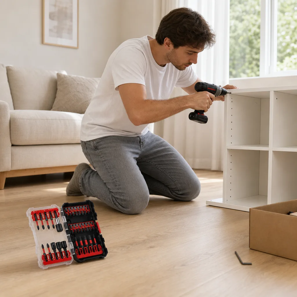Multi-Function Impact Driver Bit Set Drill Bits Bit Sockets Extension Rod & Dedicated Storage Box Combo image 3