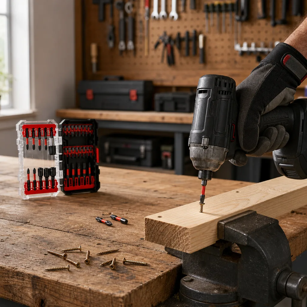 Multi-Function Impact Driver Bit Set Drill Bits Bit Sockets Extension Rod & Dedicated Storage Box Combo image 5