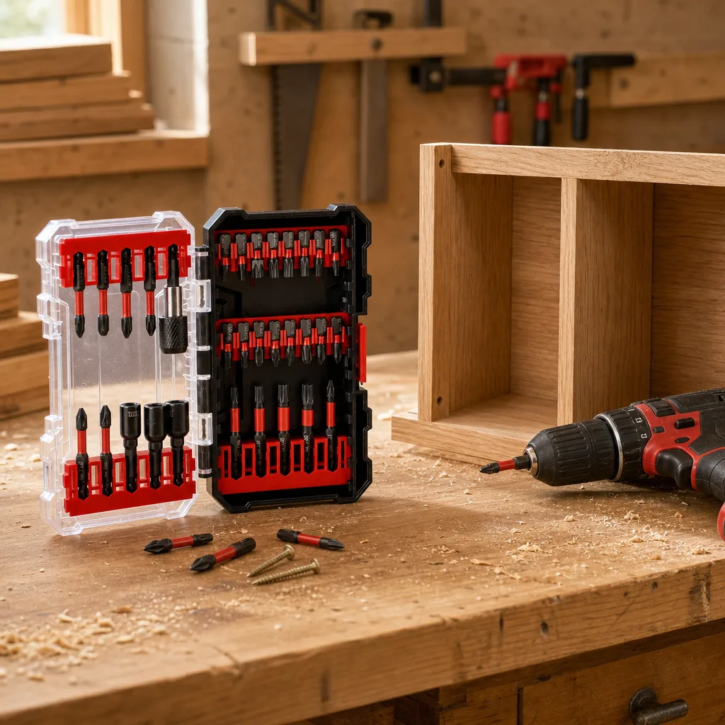 Multi-Function Impact Driver Bit Set Drill Bits Bit Sockets Extension Rod & Dedicated Storage Box Combo image 6