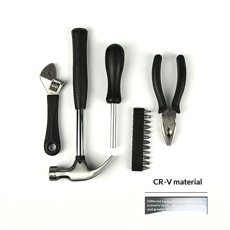 Multi-functional 17-piece Household Hardware Tool Kit Made Carbon Steel Manual Repair Setwholesale Real Estate Gifts China image 2
